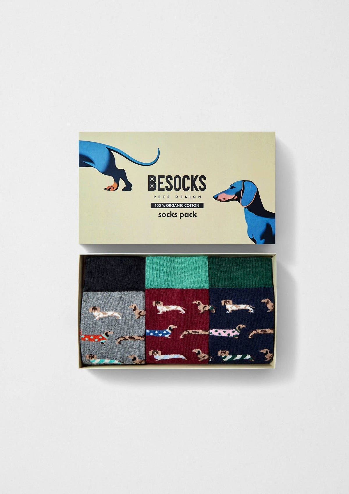 Pack de chaussettes Pets - coton biologique: Multicolor / 36-40 – Besocks