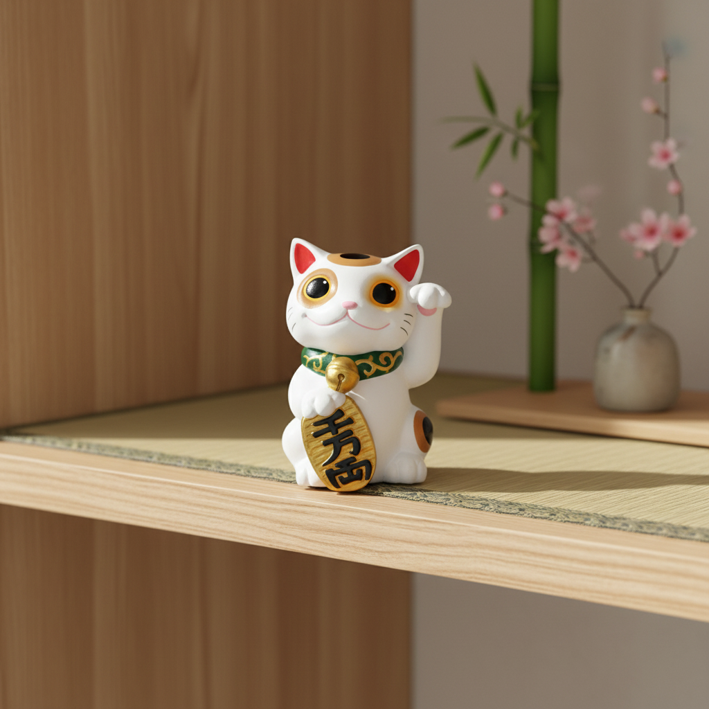 Maneki Neko Lucky Cat Dekofigur