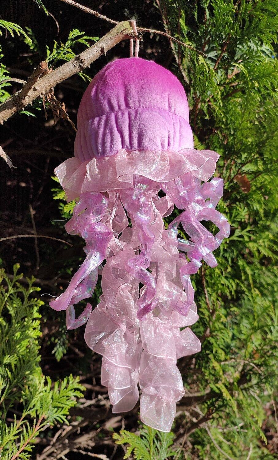 Peluche méduse rose Uni Toys