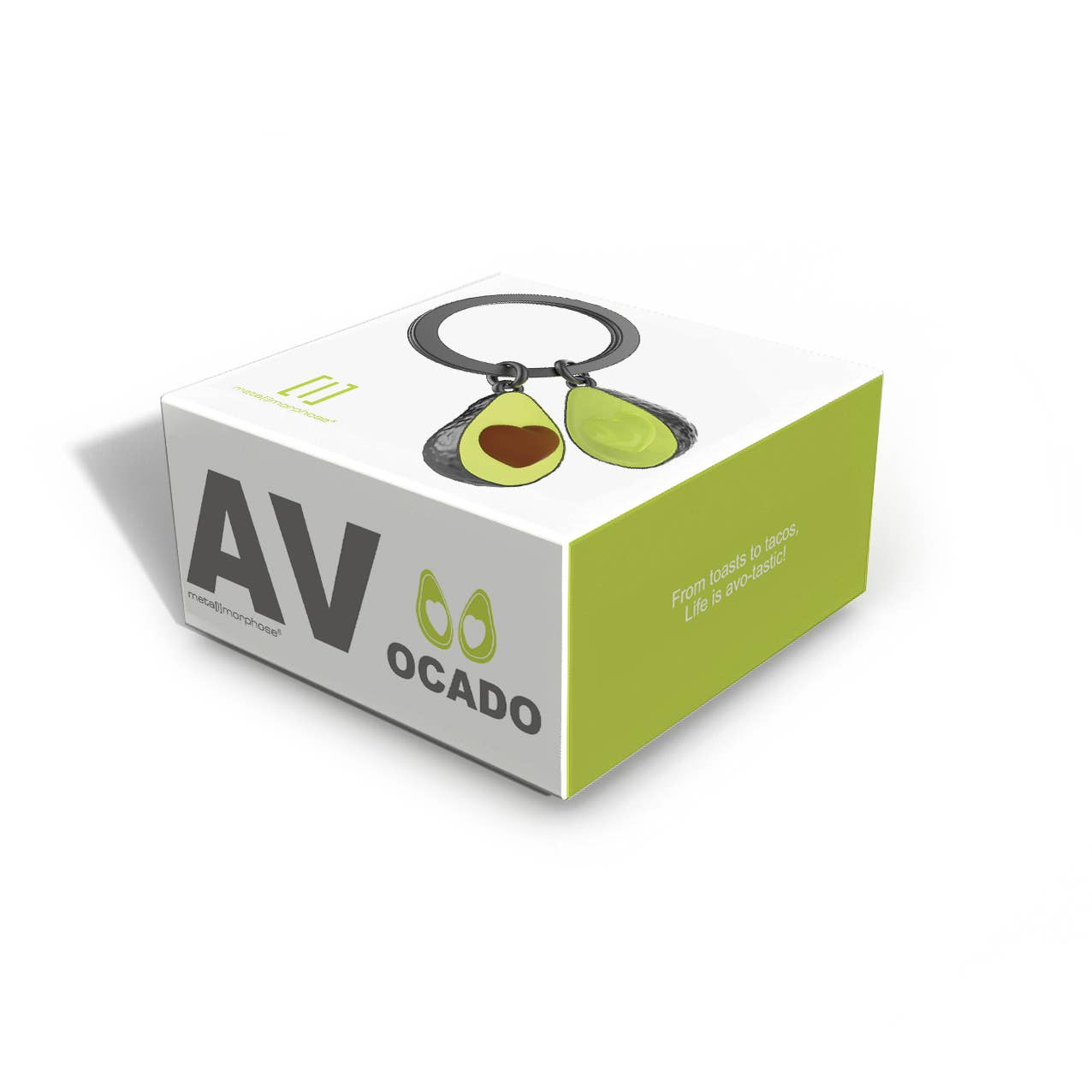Avocado-Schlüsselanhänger