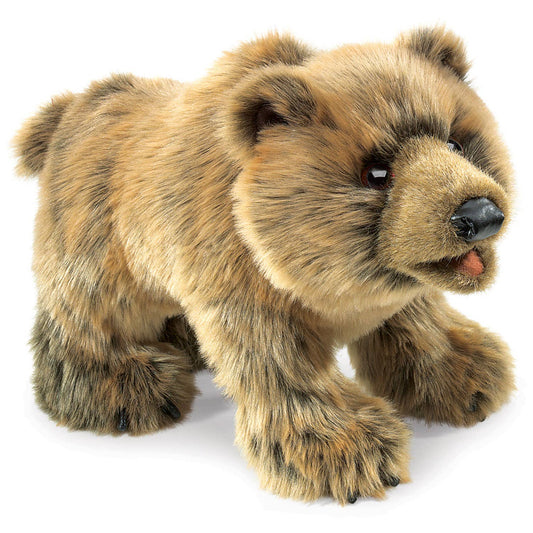 Marionnette à main Grizzly Bear 2954/ Grizzly Bear Folkmanis réaliste