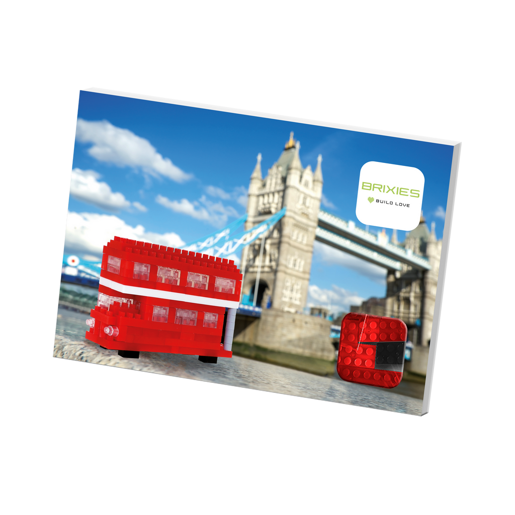 Carte postale BRIXIES Bus Anglais