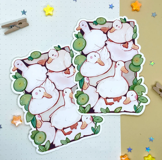 Duck Pile Sticker