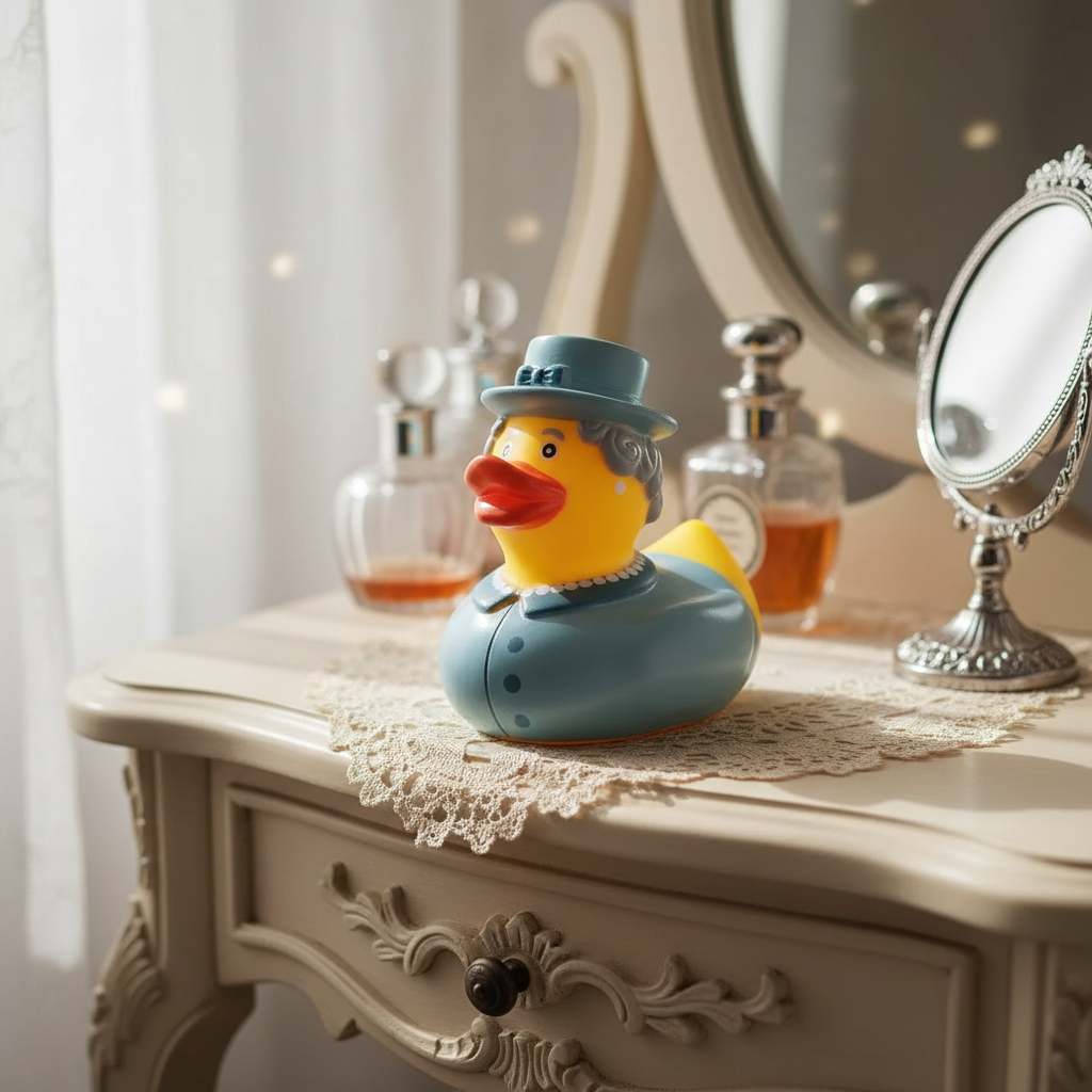 Canard Reine Elizabeth II - bleu
