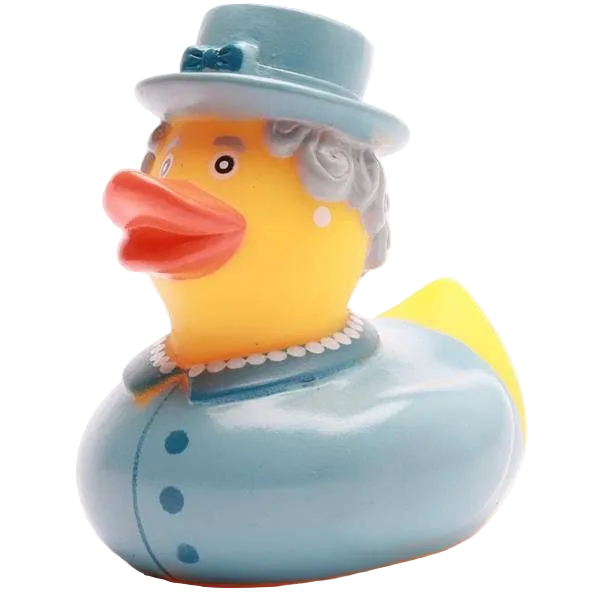 Canard Reine Elizabeth II - bleu