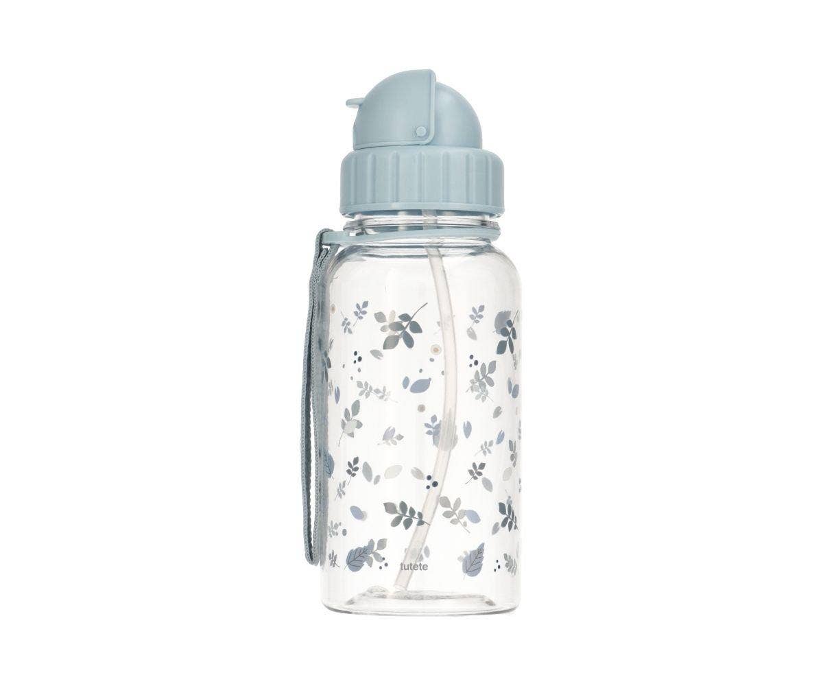Bouteille en plastique Feuilles Couleur Bleu