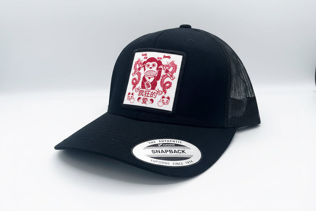 Glücklicher Affe Cap
