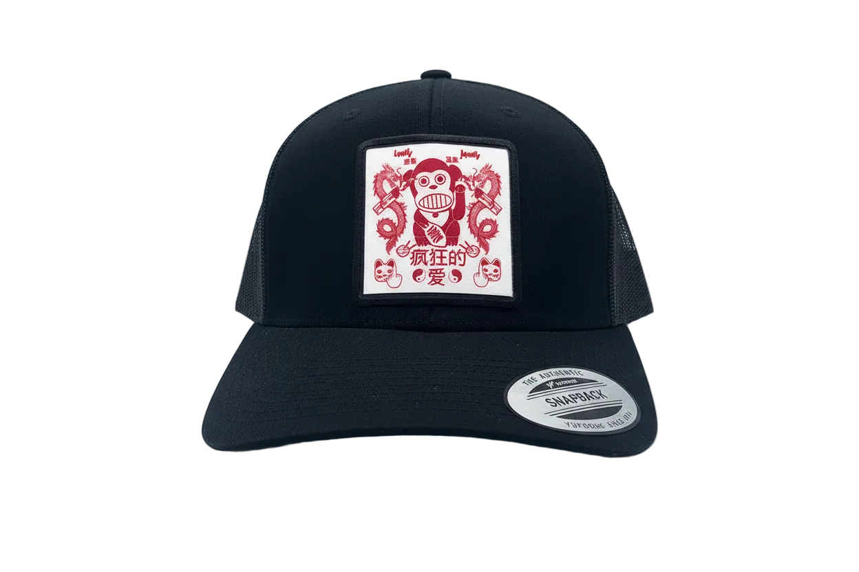 Glücklicher Affe Cap