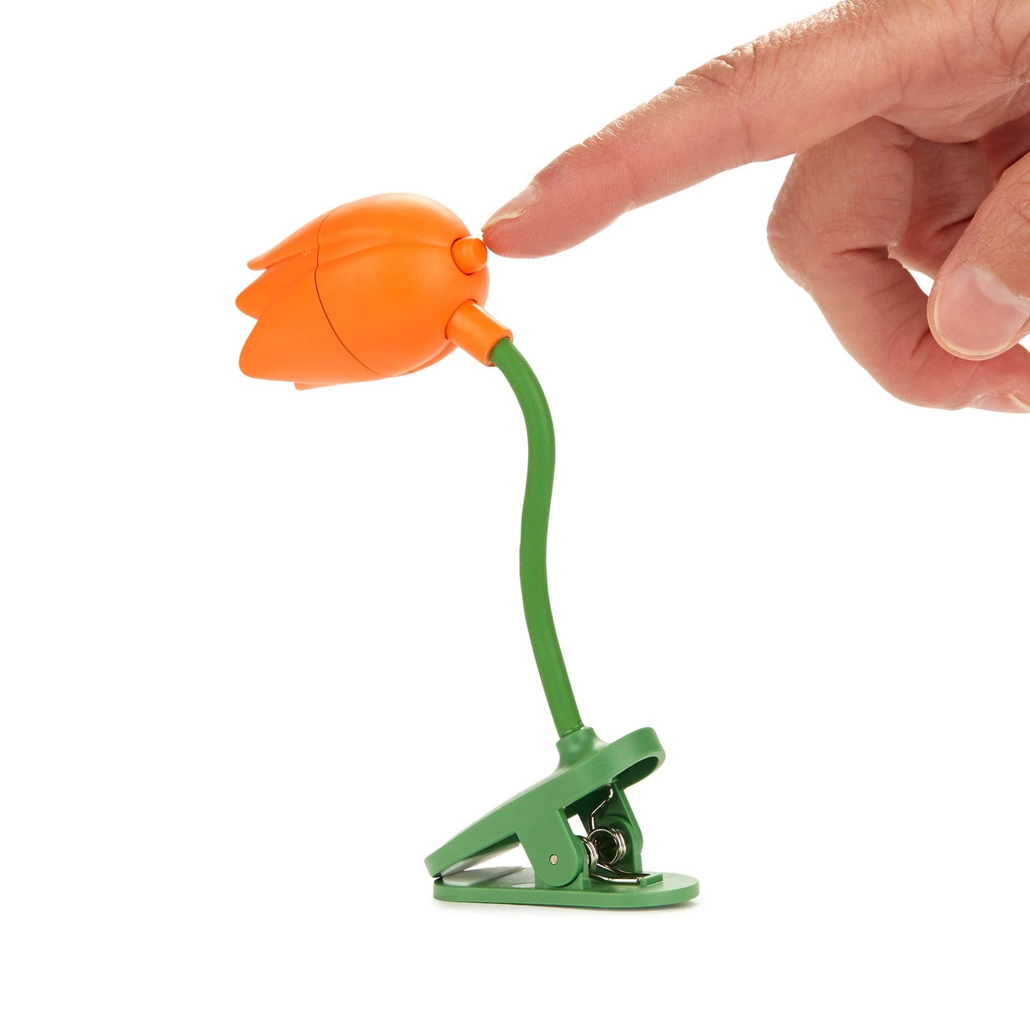 Orangefarbene Tulpen-Leselampe