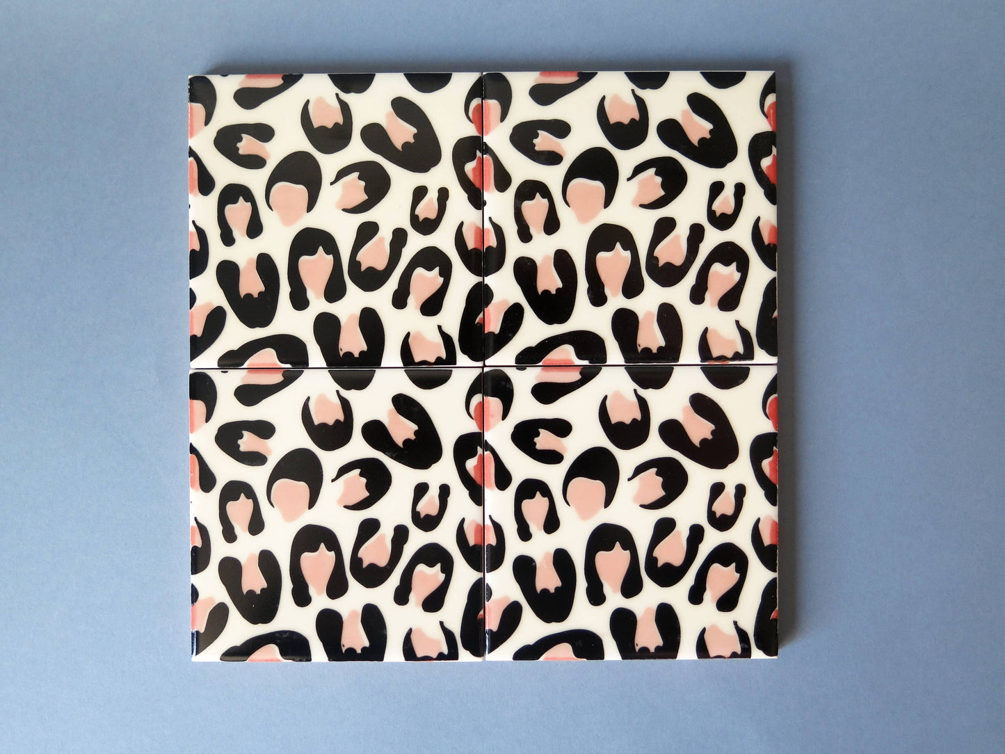 Sous-verres en céramique Leopard design