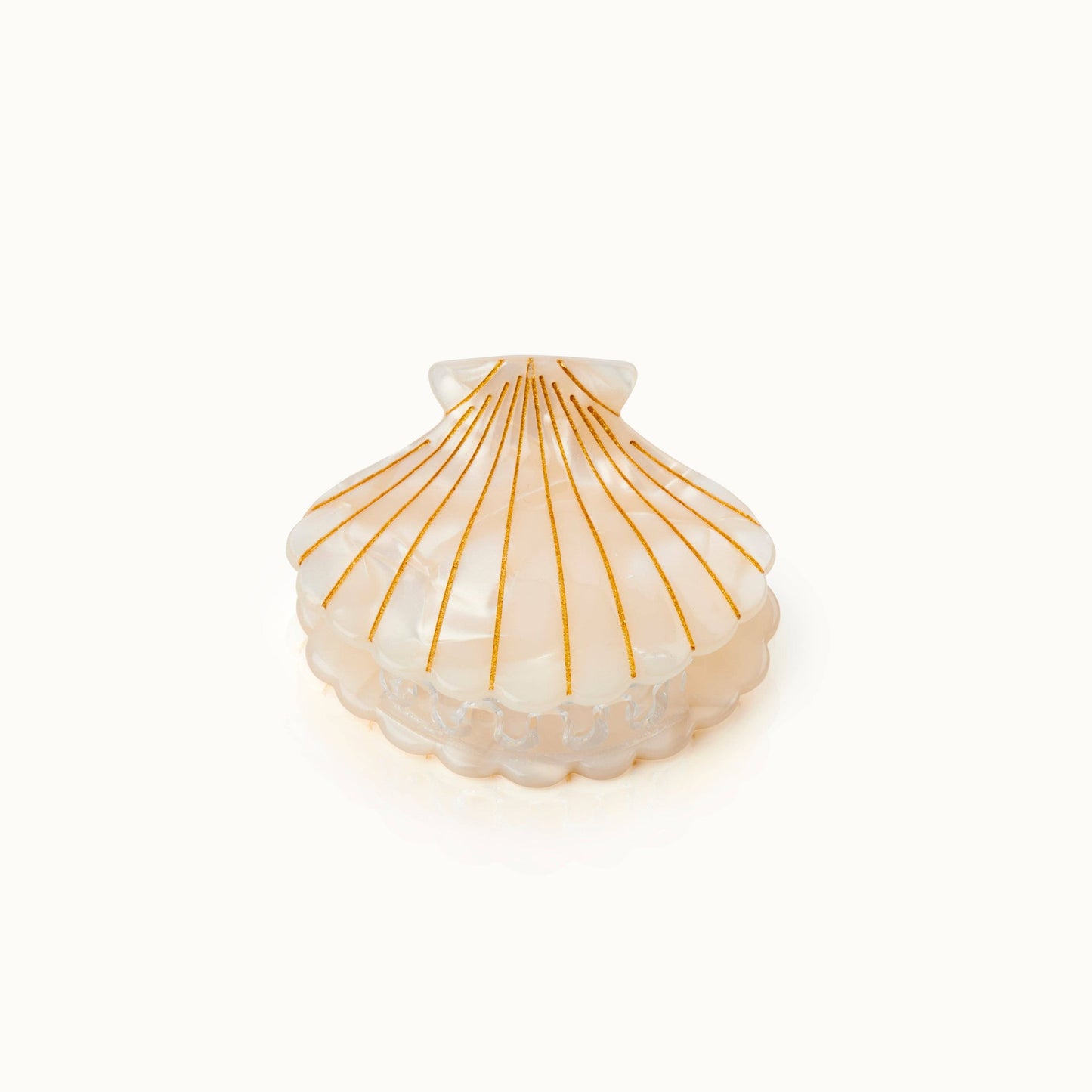 Pince à cheveux Coquillage Perle