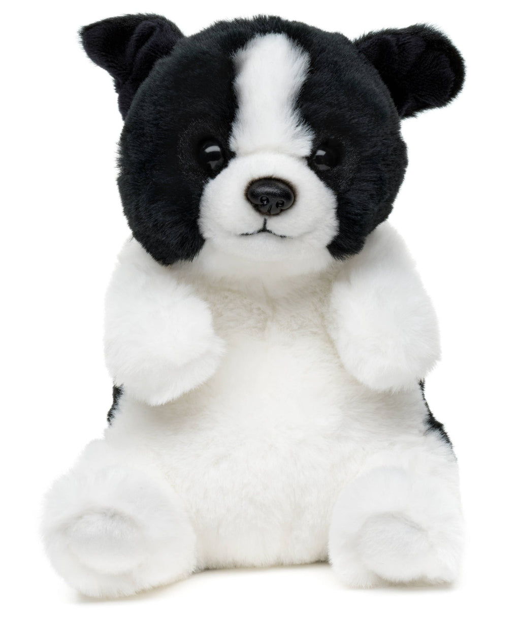 Peluche Border Collier assis kawaii Uni Toys