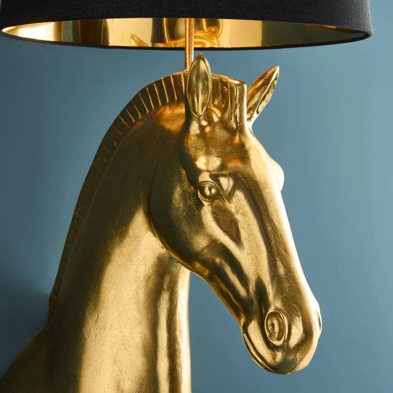 Lampadaire Cheval Amadeus, or