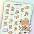 Adorable Otter Sticker Sheets