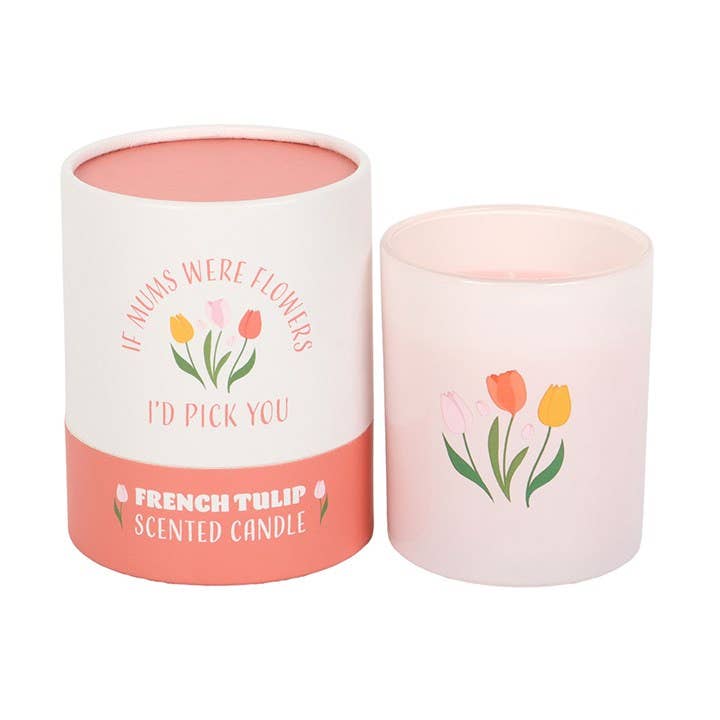 Tulpenkerze zum Muttertag