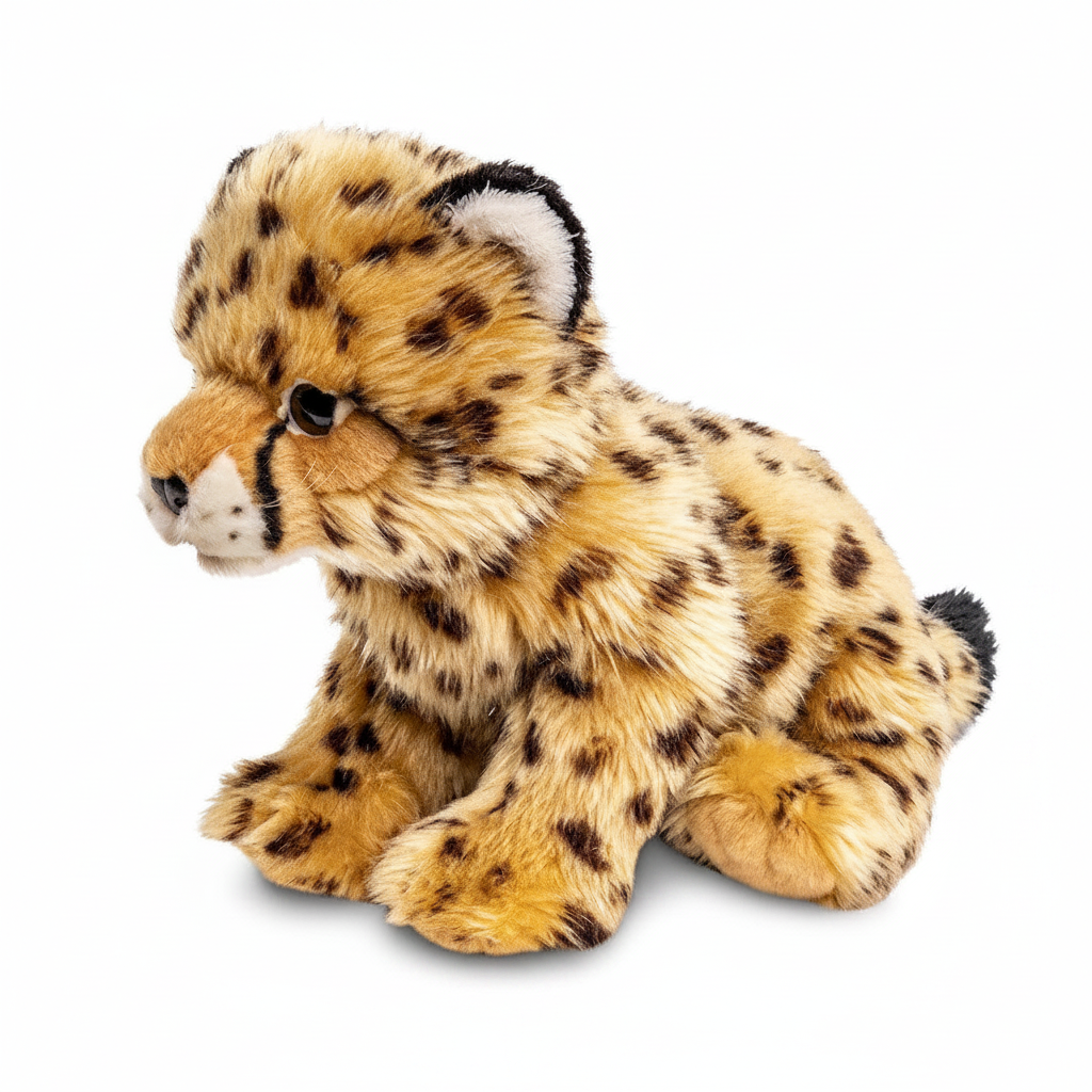 Peluche Petit guépard assis Uni Toys