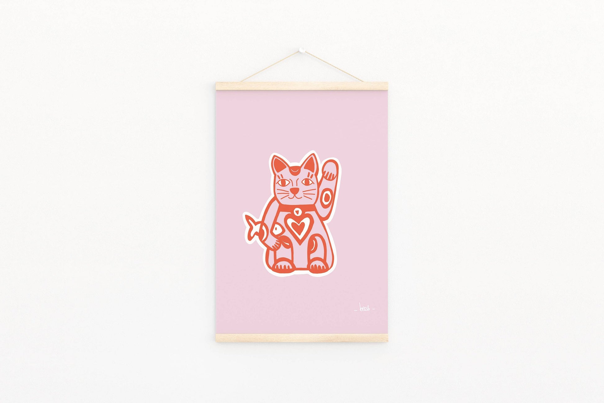 Affiche « Chat Chanceux » - le Chat Chanceux