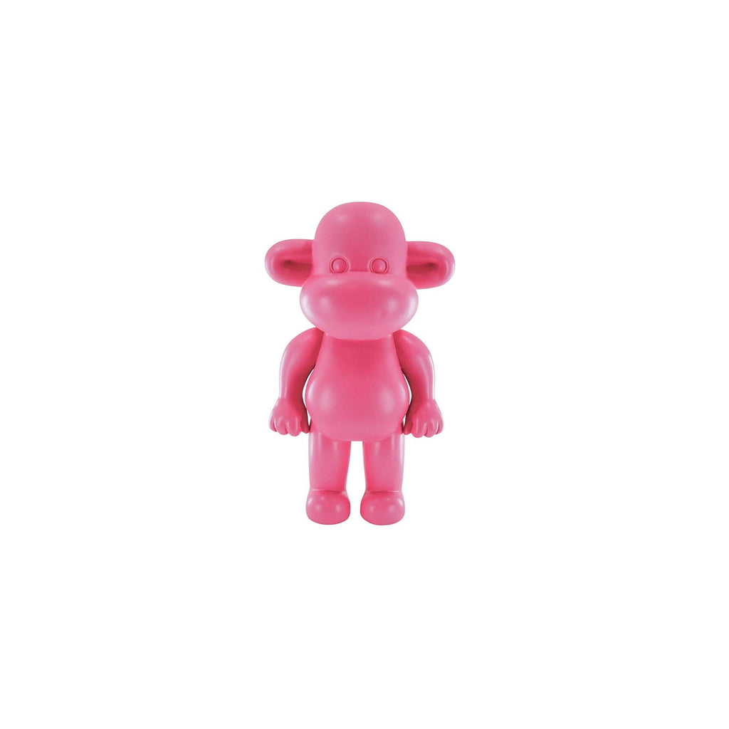 Ornement - Figurine Singe 'La Légende' - Résine de poly - Rose - 20,5x13,5x35cm