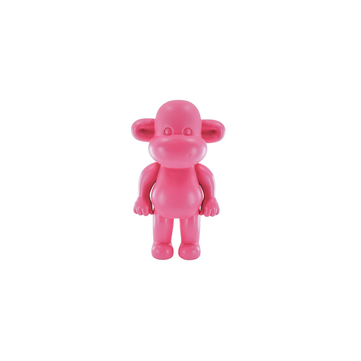 Ornement - Figurine Singe 'La Légende' - Résine de poly - Rose - 20,5x13,5x35cm