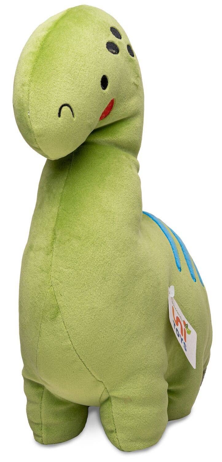 Coussin Peluche Dinosaure vert Uni Toys