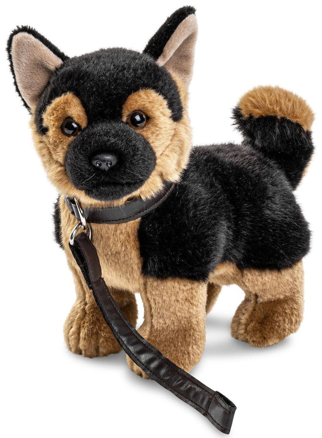 Peluche/peluche pour chiot berger allemand (avec laisse) Uni Toys