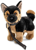 Peluche/peluche pour chiot berger allemand (avec laisse) Uni Toys