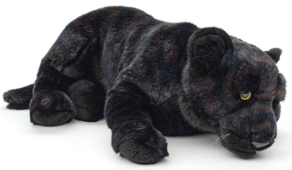 Peluche panthère noire couchée Uni Toys
