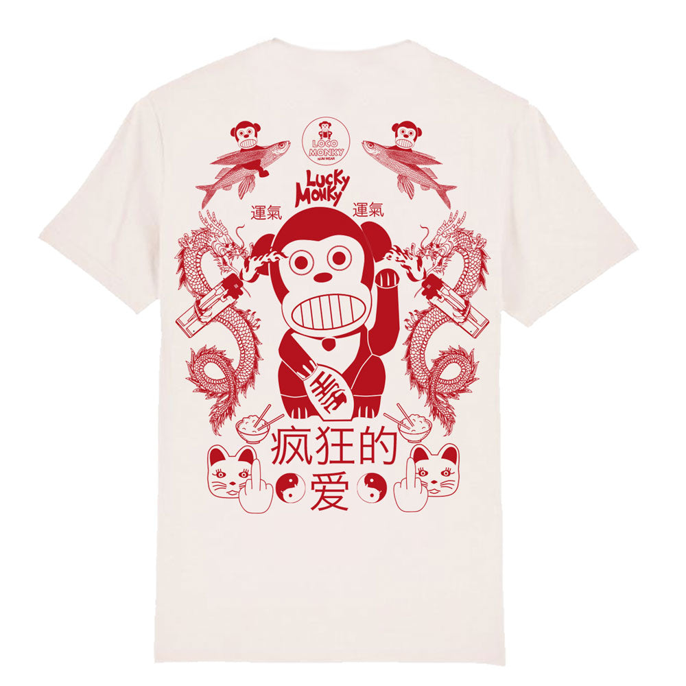 tee shirt lucky monky num wear 