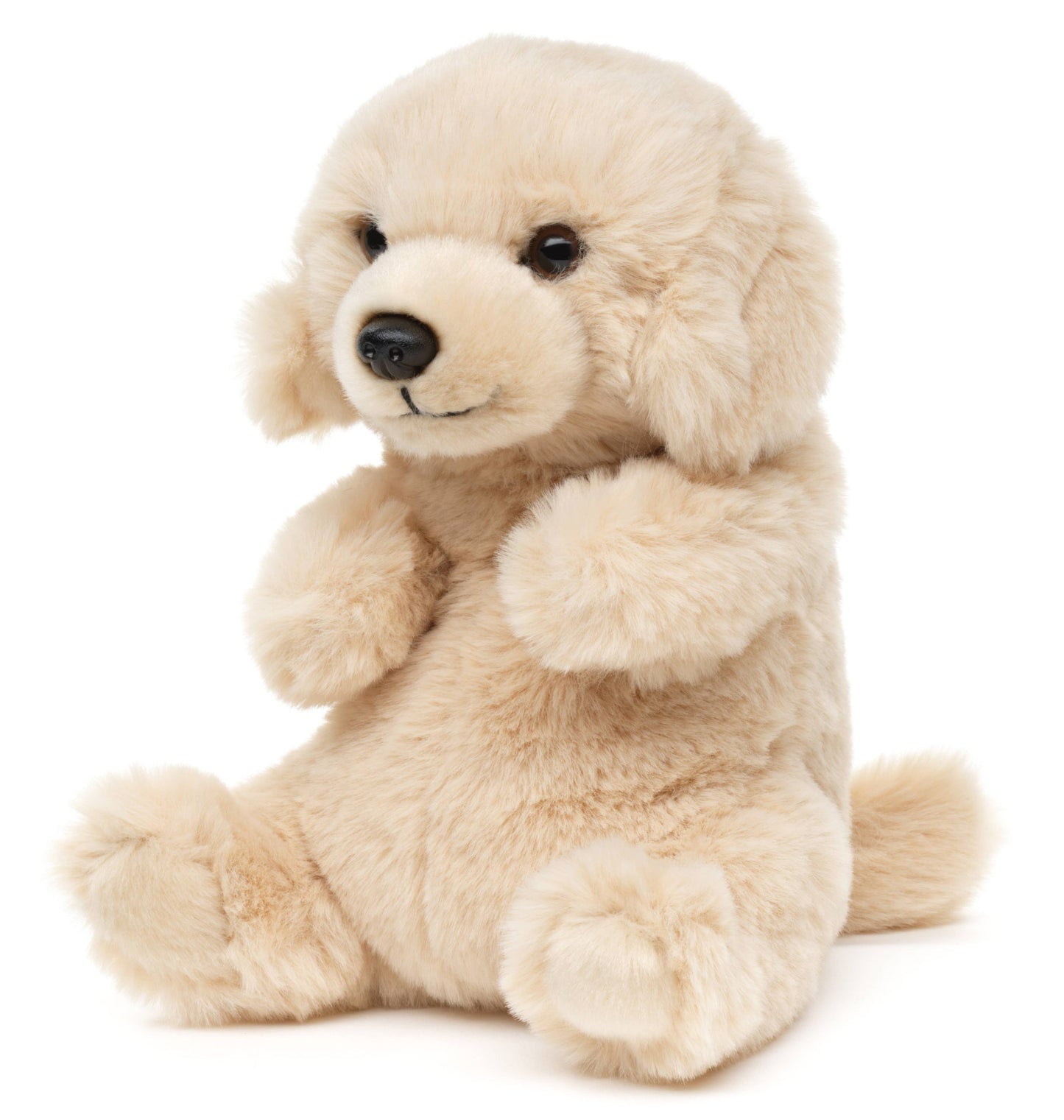 Peluche Labrador, assis kawaii Uni Toys