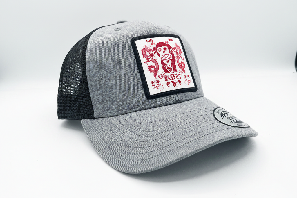 Glücklicher Affe Cap