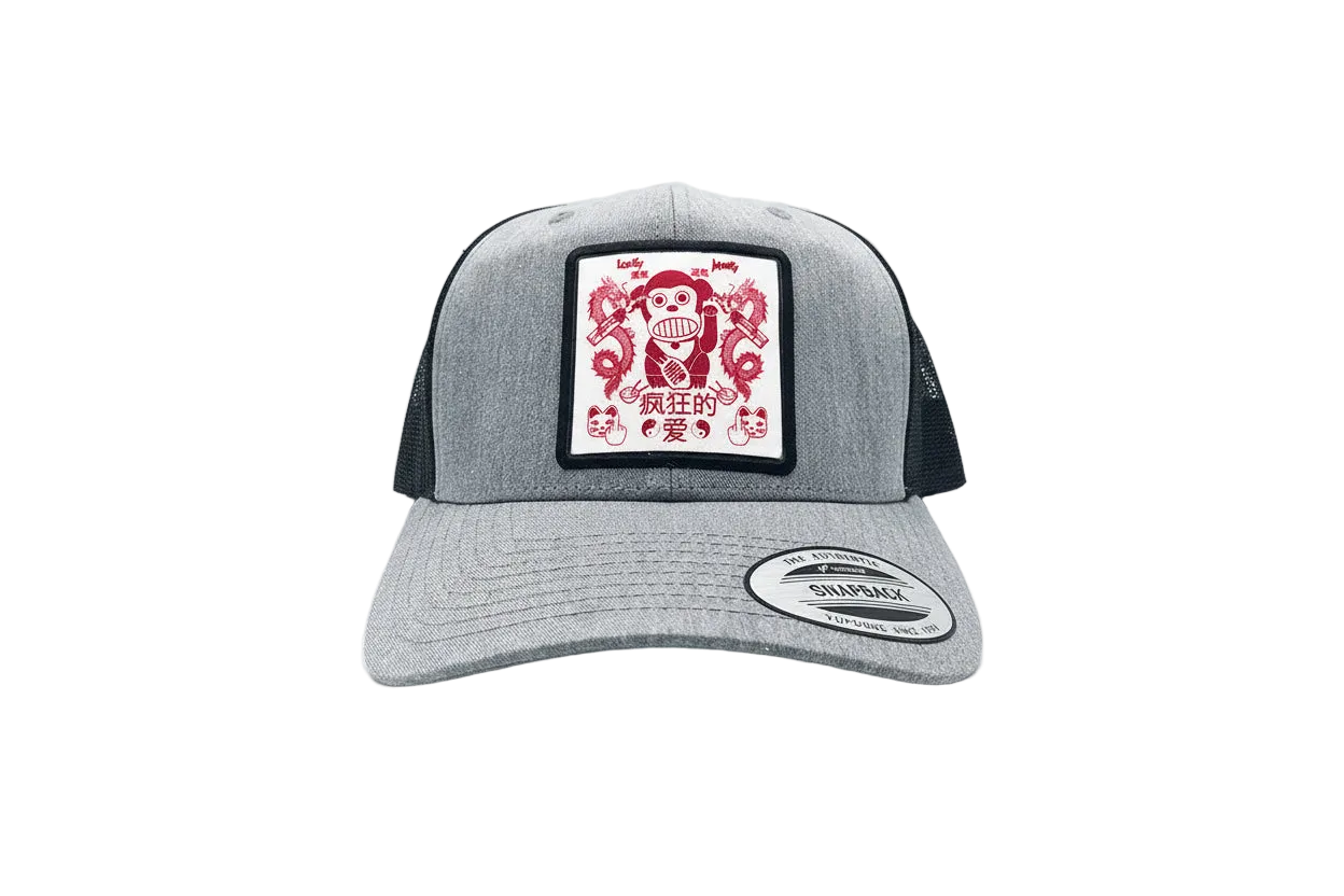 Glücklicher Affe Cap