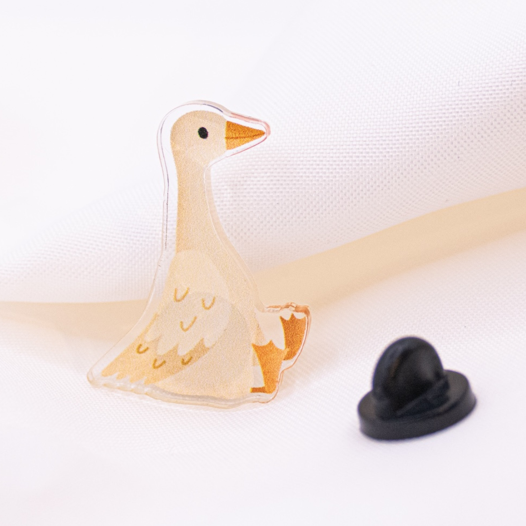pins canard blanc tilda theo 87817548