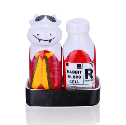 Salt and Pepper Vampire Cows Vegetarian