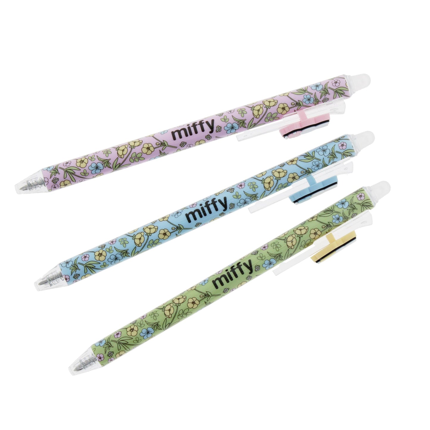 Miffy Rabbit Erasable Gel Pens 3-Pack