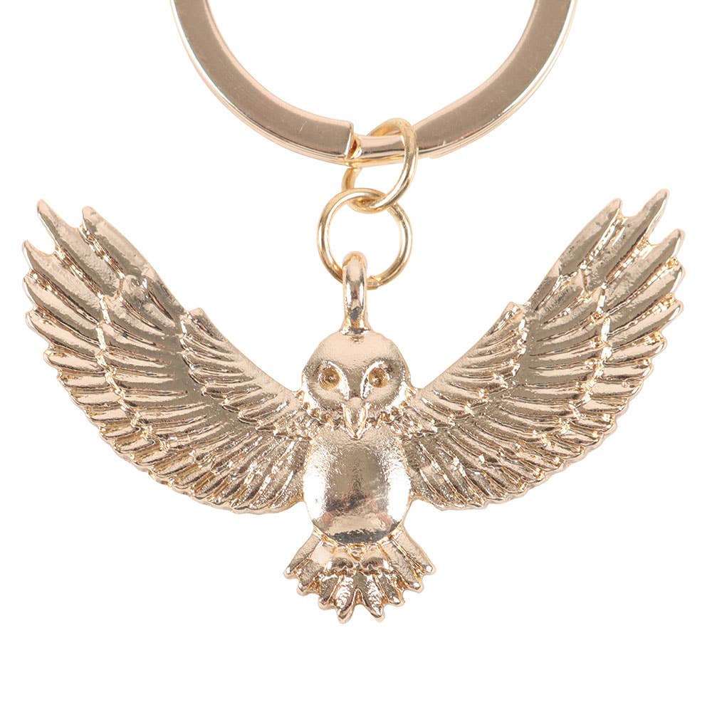 Porte-Clés Hibou Doré
