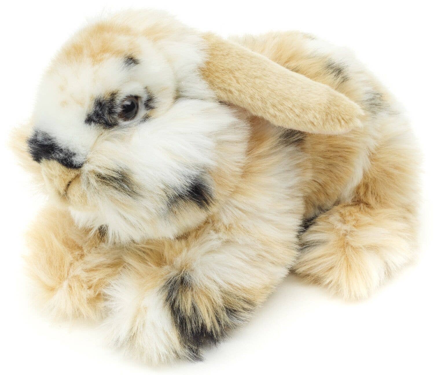 Lapin tête de lion, couché (s/b/w) - 23 cm - douillet/en peluche Uni Toys
