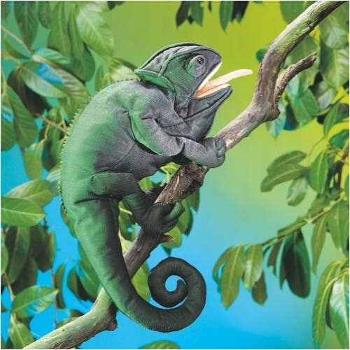 Marionnette à mano Caméléon/Caméléon 2215 Folkmanis realista
