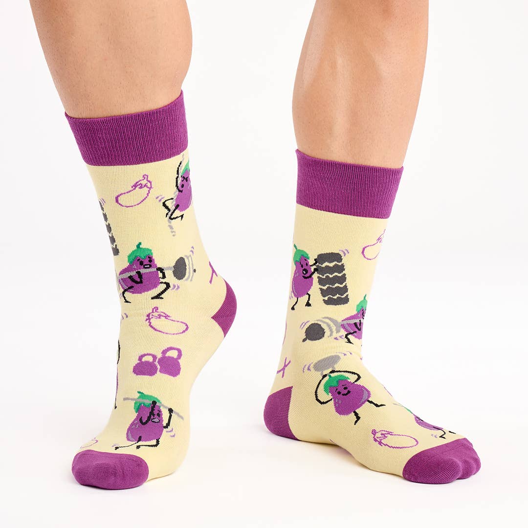 Chaussettes Aubergines Sportives
