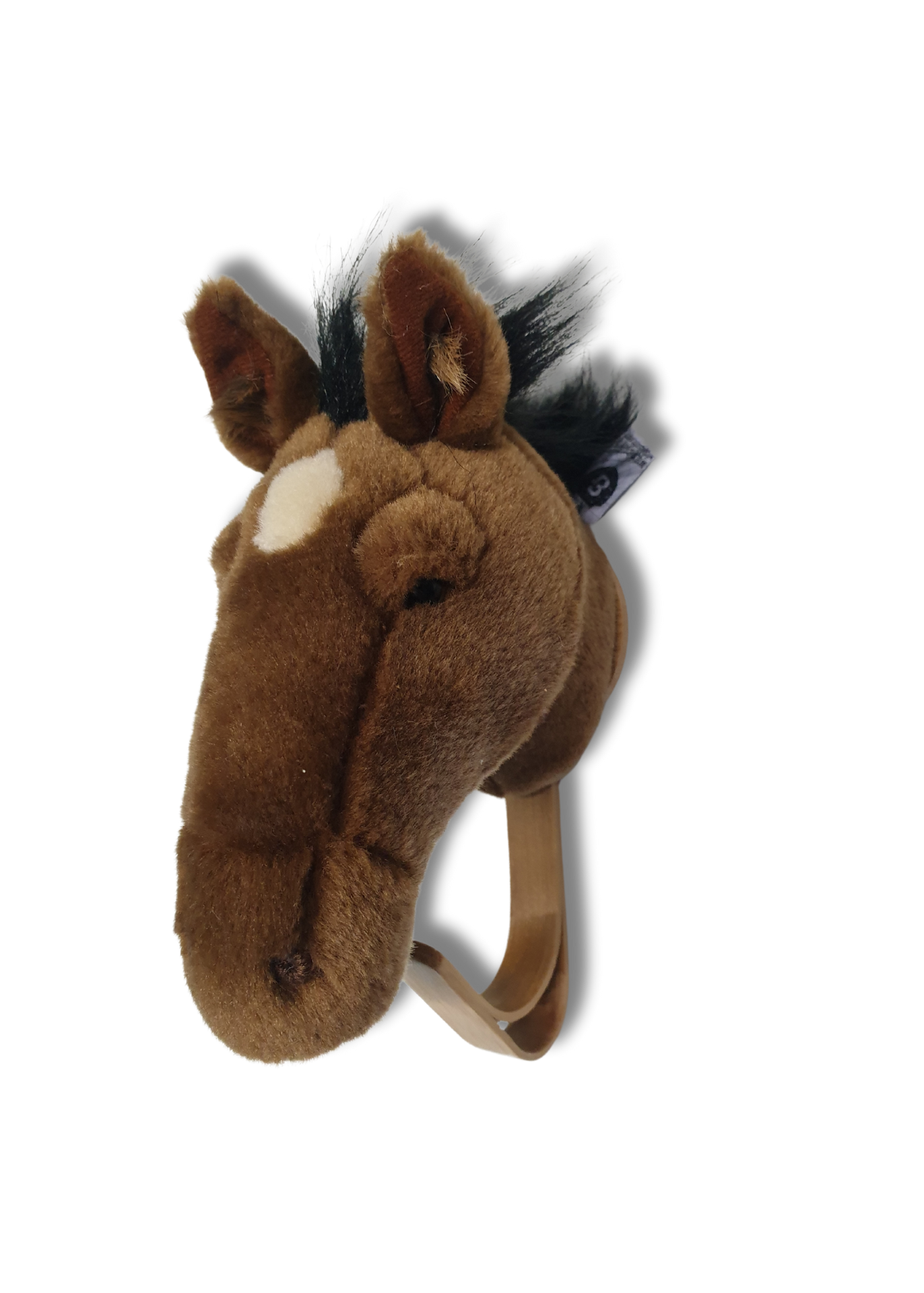 Porte-manteau Peluche Cheval marron