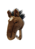 Porte-manteau Peluche Cheval marron - Wild & Soft