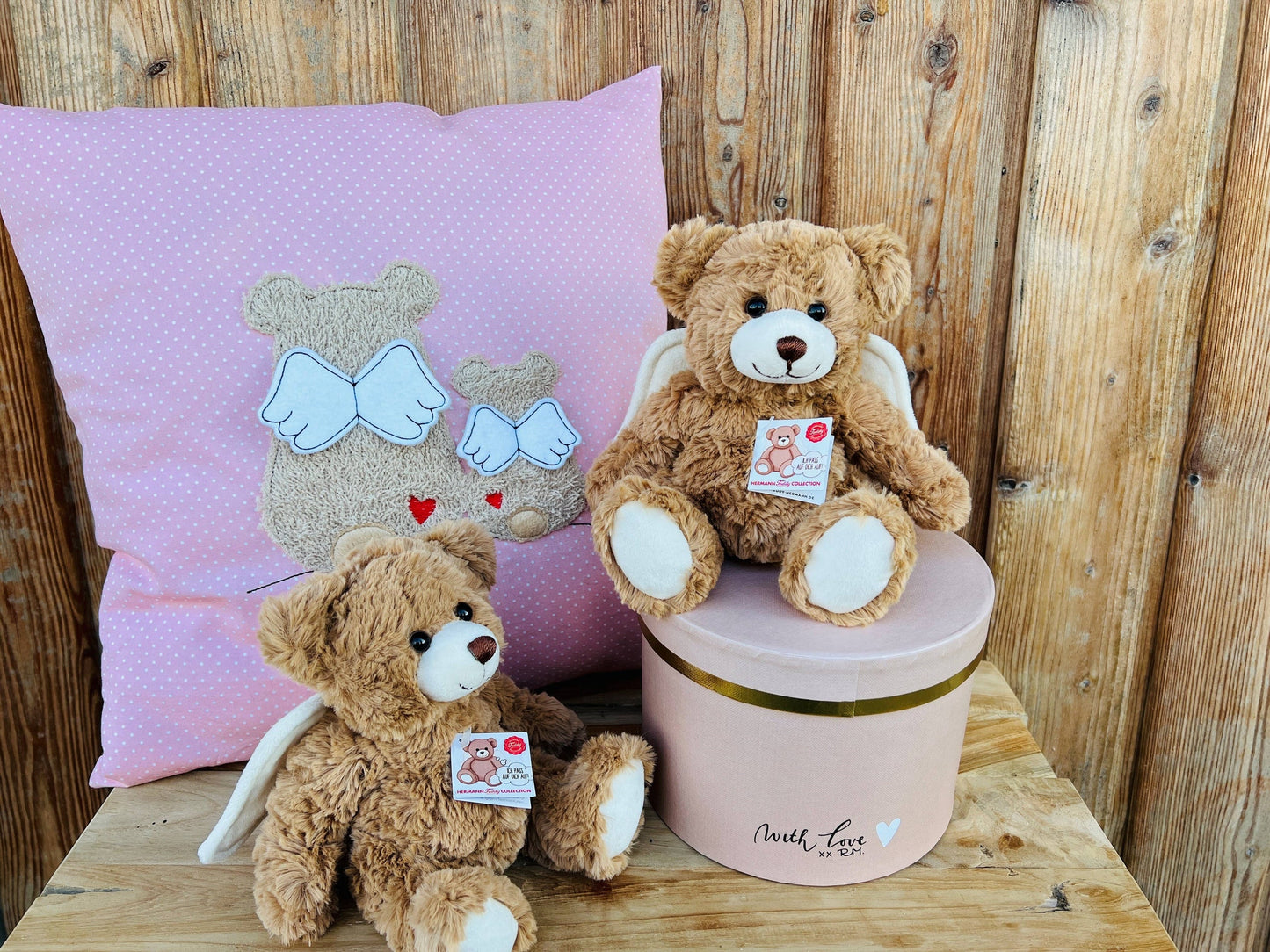 Peluche Nounours ange gardien