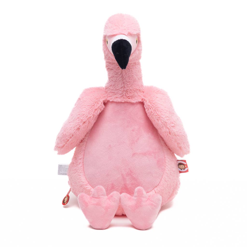 Peluche flamant rose Strawberry à rembourrage amovible - Cubbies