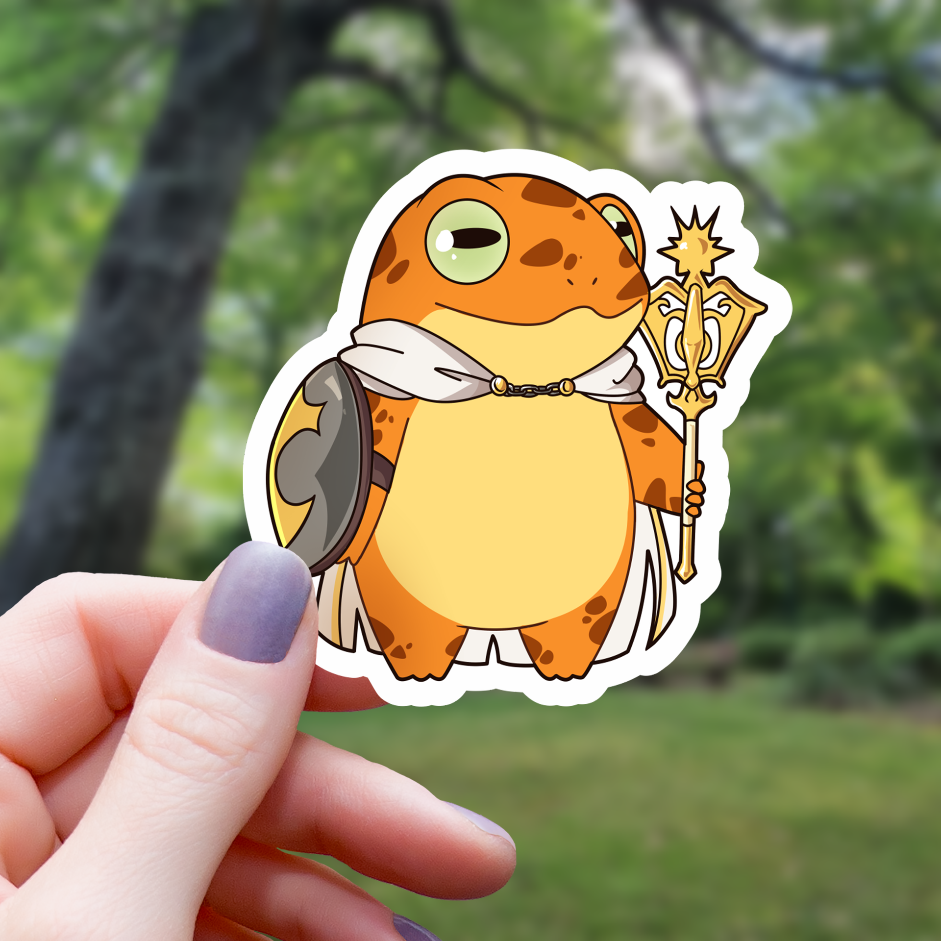 Наклейка Frog Priest RPG