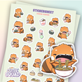 Panda-Themed Sticker Sheets