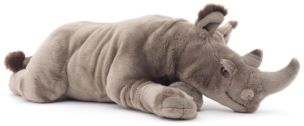 Rhinocéros couché - 54 cm (longueur) - doudin/peluche Uni Toys