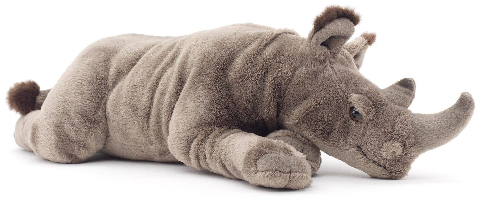 Rhinocéros couché - 54 cm (longueur) - doudin/peluche Uni Toys