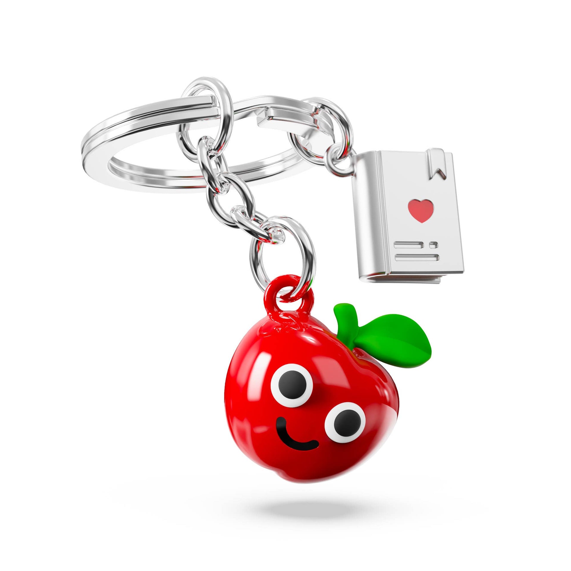 Porte-clés Pomme & Livre