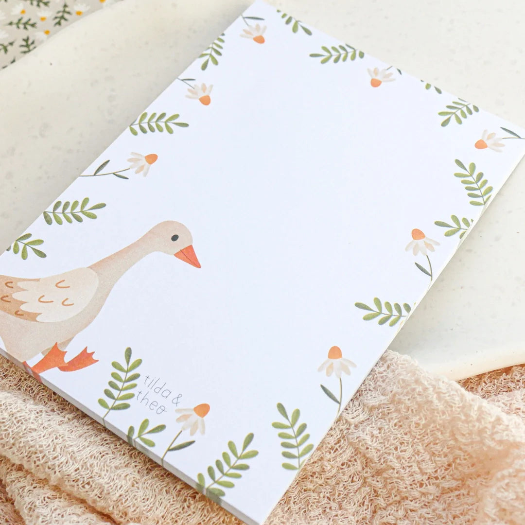 bloc notes canard tilda theo 