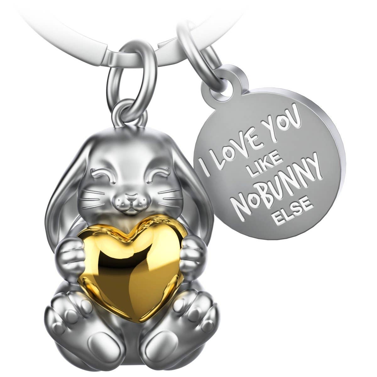 Ключодържател Lapin Bunny « I love you like nobunny else »