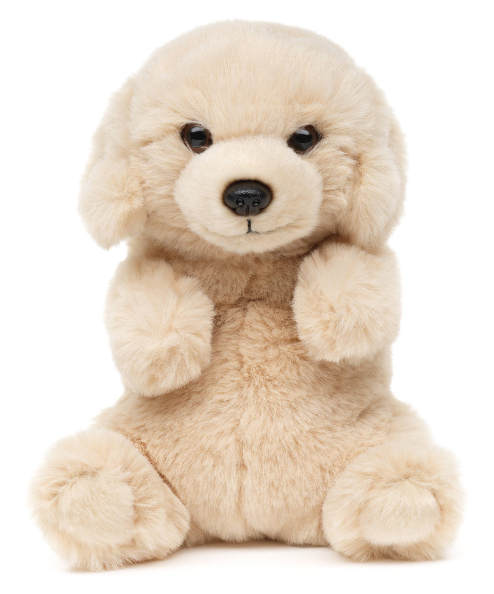 Peluche Labrador, assis kawaii Uni Toys